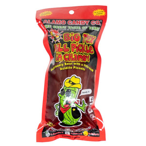 Big Tex Dill pickle in Chamoy