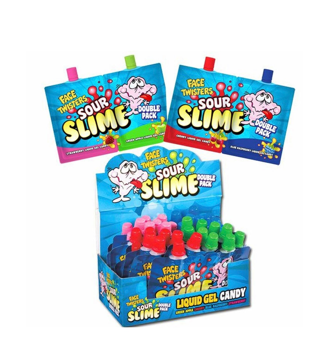 Face twisters sour slime