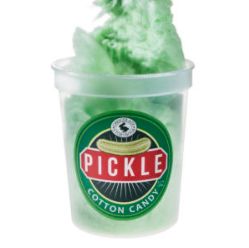 Pickle cotton candy